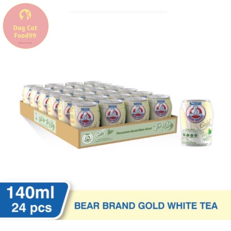 

Bear Brand Gold (White Tea) (perkarton) isi 24 kaleng only gojek