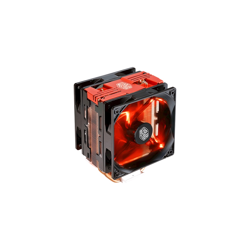 Cooler Master Hyper 212 LED TURBO (Black/ Red) CPU Cooler DUAL FAN