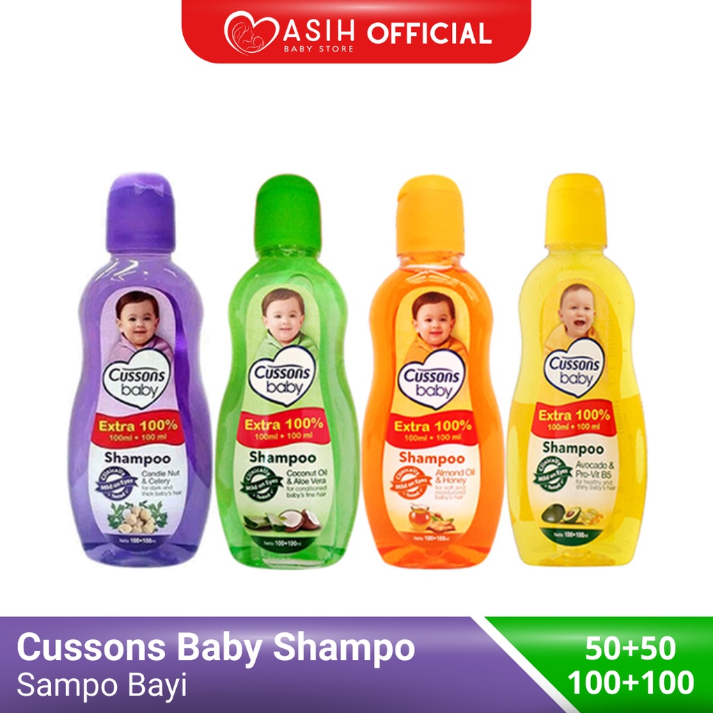 Shampo Cussons Shampo Bayi Agar Rambut Tebal 50 / 100 ml - Sampo Bayi Penumbuh Rambut