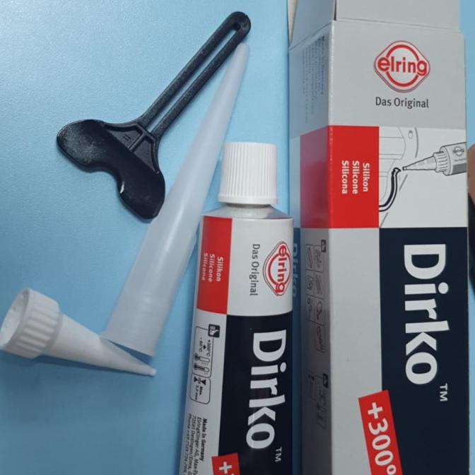 Produk Unggulan] Lem gasket cylinder head mesin alat berat Elring Dirko tahan panas