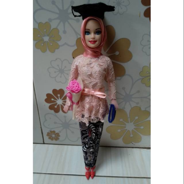 Barbie kebaya hijab ready stok