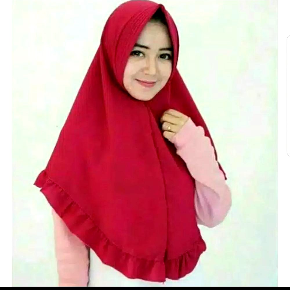 KERUDUNG JILBAB  HIJAB PET REMPEL  KHIMAR PREMIUMMM 