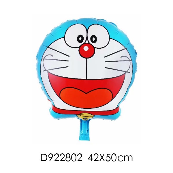 HAPPY TIME BALON FOIL TEMA DORAEMON BULAT JUMBO BESAR MINI TONGKAT BALON HAPPY BIRTHDAY HBD DEKORASI ULANG TAHUN