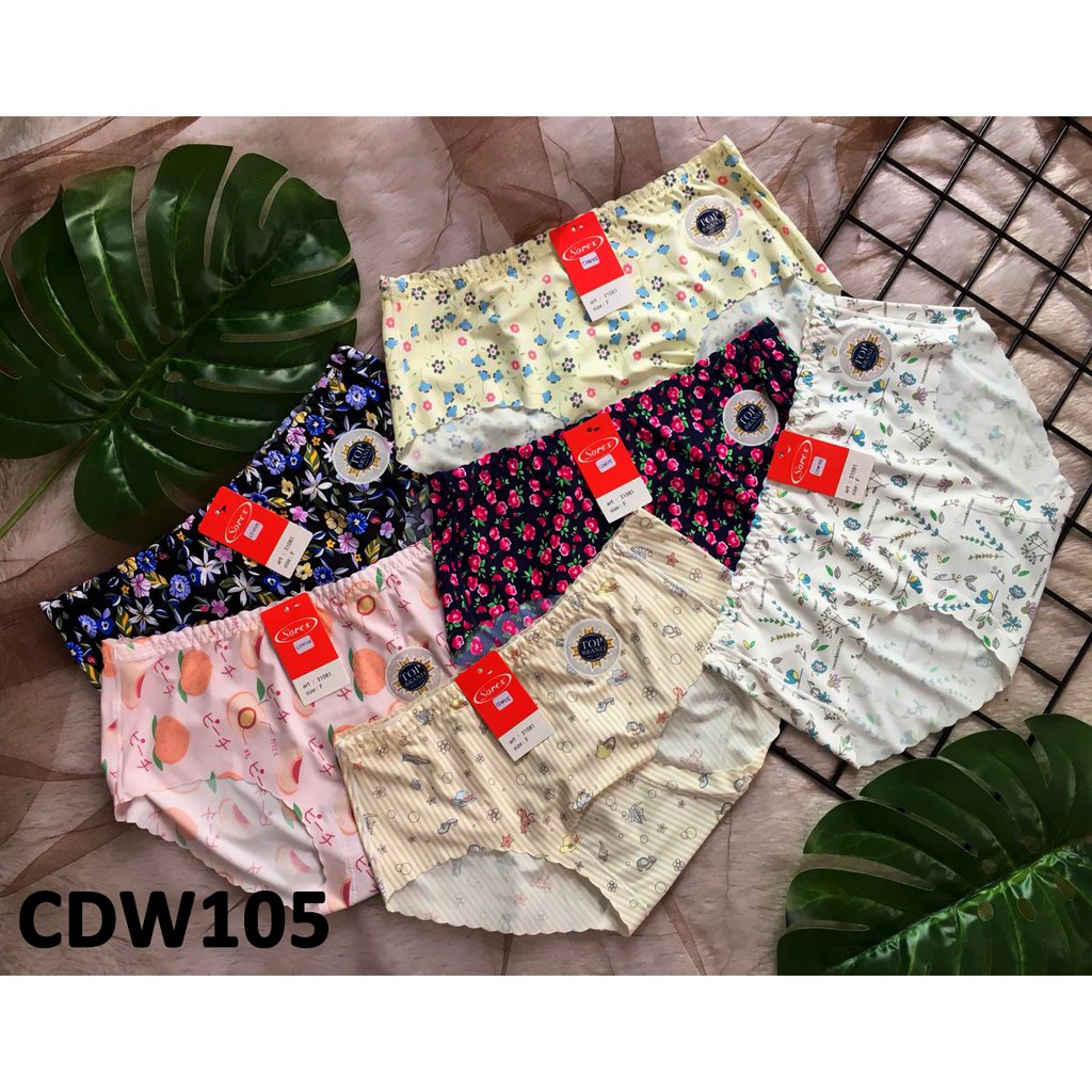 Celana Dalam Sorex Wanita Joyful Cd Seamless Free Size Bermotif Lucu Tanpa Jahitan ART 31081