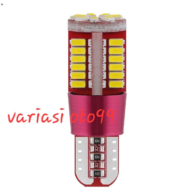 Lampu LED Mobil T10 Sein Senja Tancap Extreme Bright 57 SMD 4041 Canbus