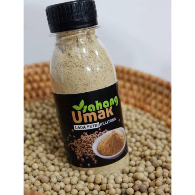 

Lada Putih Bubuk Belitung 100 gr 100 % Original Asli Belitung / White Papper Powder 100 gram 100% Belitung / Merica untuk Masak Dijamin Rasanya mantap