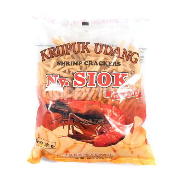 Ny.SIOK Kerupuk Udang STICK 500gr Nyonya Siok Krupuk Shrimp Crackers