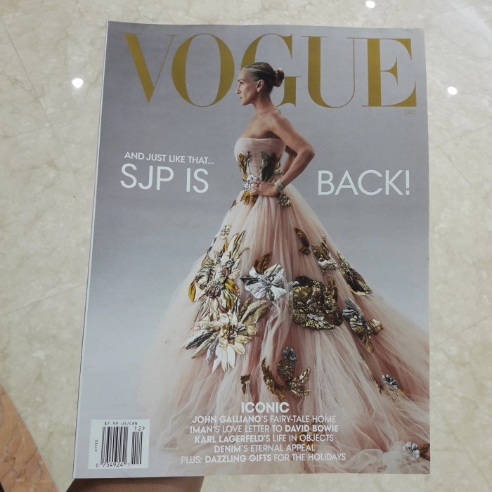 Jual Majalah Majalah Import Vogue Magazine Us Edisi Terbaru Majalah