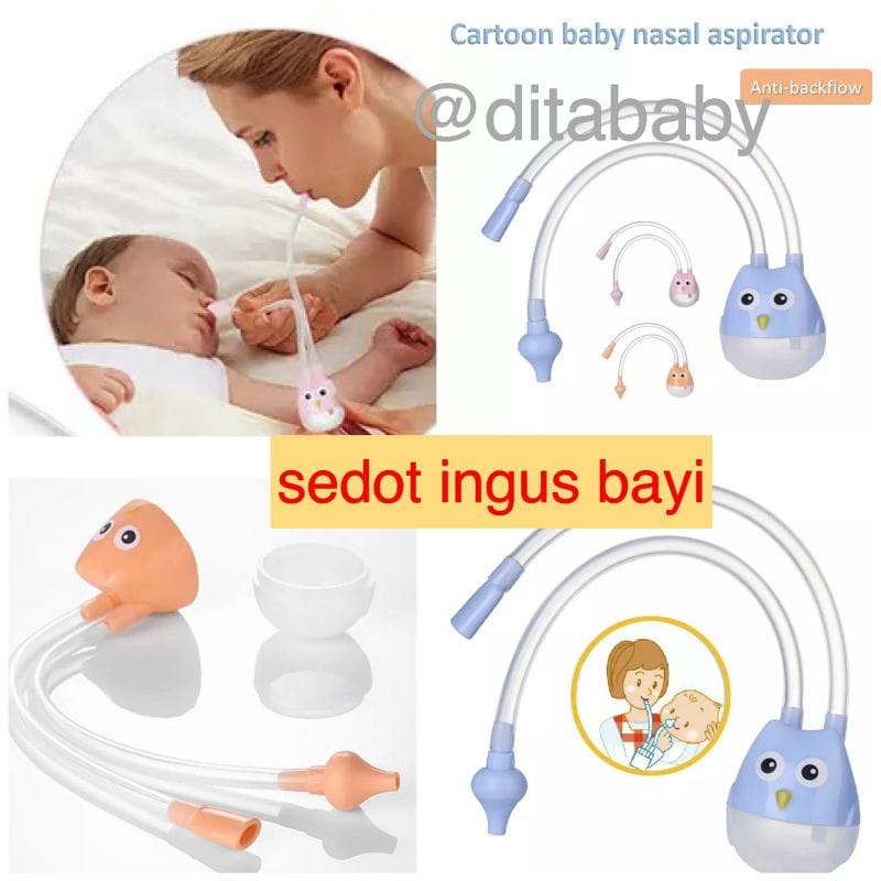 Sedot ingus bayi Nasal Aspirator Alat Bantu Bentuk Selang Pilek Flu