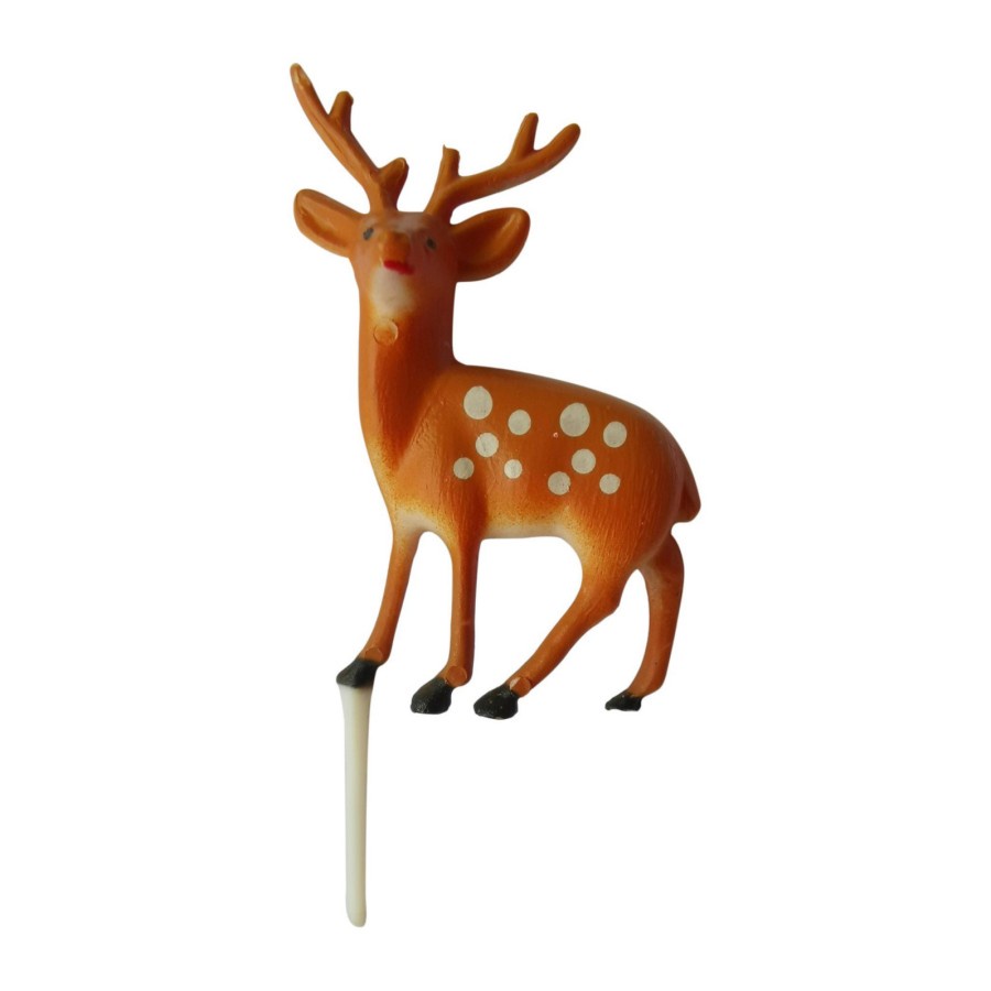 CTRU cake topper rusa deer dekorasi hiasan kue natal tusuk christmas