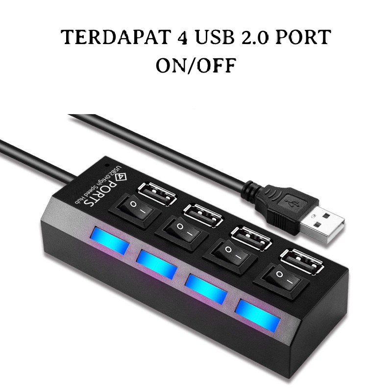 USB HUB 4 PORT ON OFF KABEL USB 2.0 4IN1 / 7 PORT USB 7IN1 USB 2.0 SWITH ON OFF