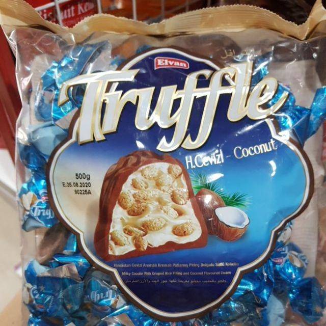 

Coklat truffle isi caramel