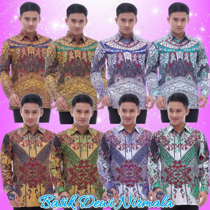 Paling Murah Kemeja Batik Pria Lengan Panjang Size M L Xl Xxl Bswart Batik Hrb026 7WQqGnKClko0Ld