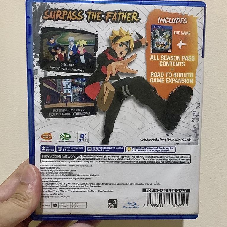 (W9T9) Kaset Ps4 Naruto Shippuden Ultimate Ninja Storm 4 Road to Boruto Ps4 Ninja Storm4 Shipuden ps