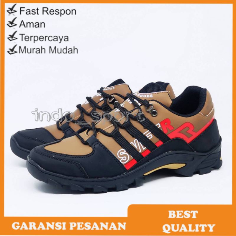 Ready GUNUNG Sepatu Tahan Sepatu gunung Non-Slip Hiking Panjat Tebing Hiking Shoes