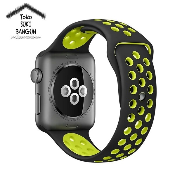 Strap Apple Watch Series Ultra 8 7 6 5 4 3 2 1 49mm 45mm 44mm 42mm TALI JAM Rubber SPORT BREATHABLE Silicone