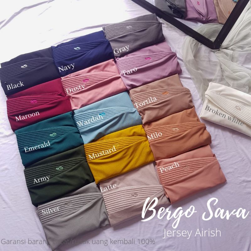 [NEW ARRIVAL] HIJAB BERGO SPORT ZEA BY BILBANA / bergo sport hijab olahraga | jilbab olahraga sport hijab instant-2