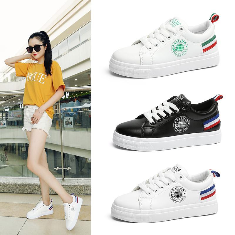 [GROSIR][COD] SEVEN_DAY SEPATU SNEAKERS WANITA KOREA IMPORT CASUAL SHOES FQ-304 PUTIH