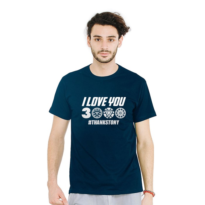 T shirt Pria Kaos Avanger End Game I Love You 3000 Premium Distro