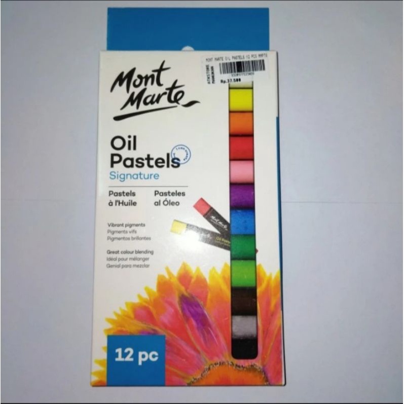 

MONT MARTE OIL PASTEL 12 WARNA