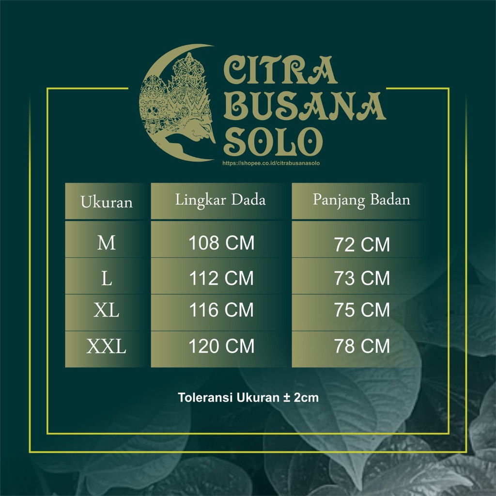 BAMBU SOGAN PENDEK Kemeja Batik Pria Full Furing Bahan Katun Primisima