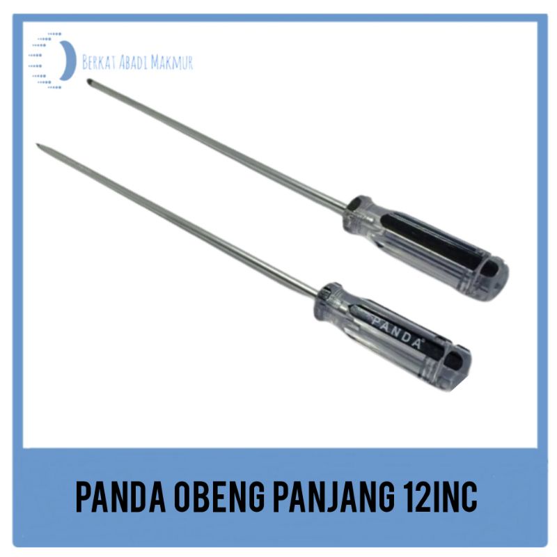 Obeng Panjang 12" Cristal Obeng Panjang Obeng Tembus Obeng BB Obeng Gedor Obeng Mecanic