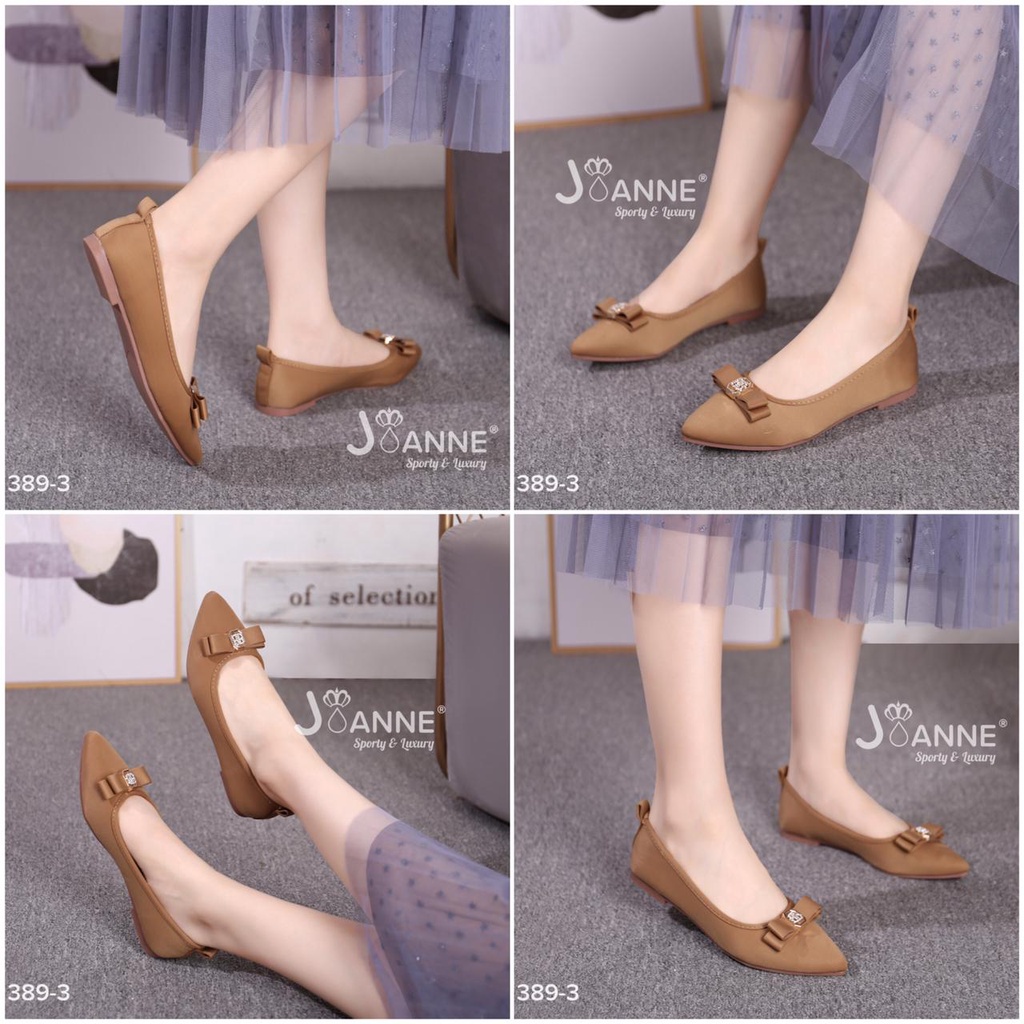 JOANNE SEPATU WANITA FLATS SHOES #389-3 ORIGINAL