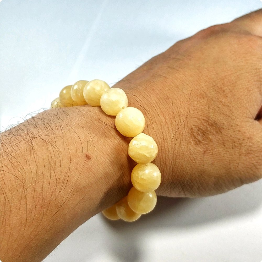 GELANG BATU NATURAL YELLOW MANII_GAJAH