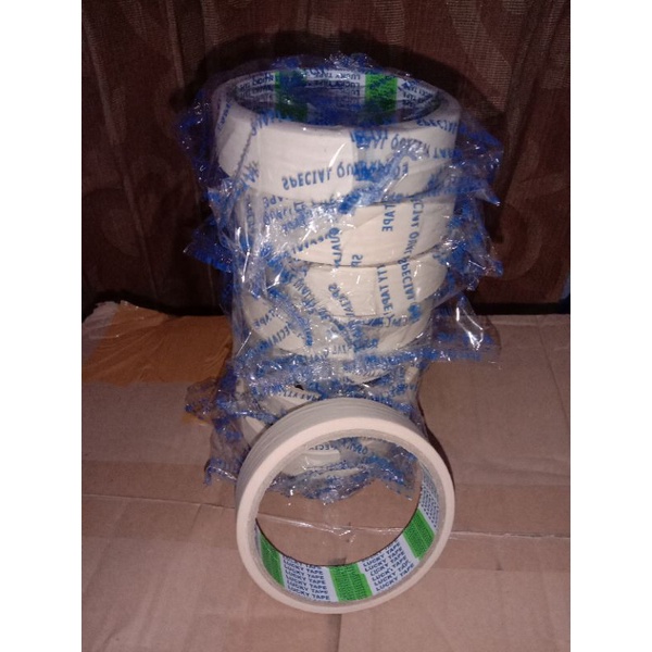 isolasi kertas , masking tape 24 mm ( 1 inc )