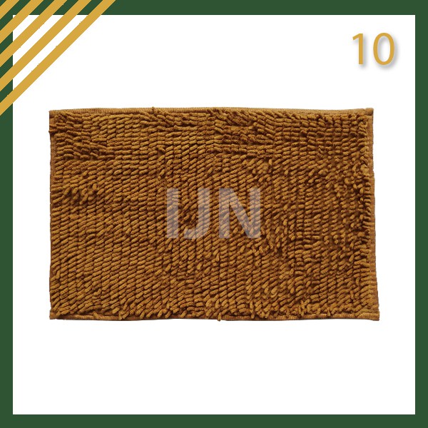 IJN Keset Cendol Import Anti Selip/Slip Keset Kaki / Keset Lantai / Keset Cendol Doff Mickrofiber Berbagai Merk Harga Terjangkau