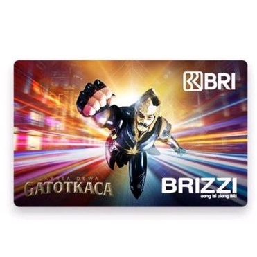 BRIZZI BRI edisi GATOTKACA Lokal Hero GATOT KACA ORI /Like eMoney eTOLL Flazz Tapcash