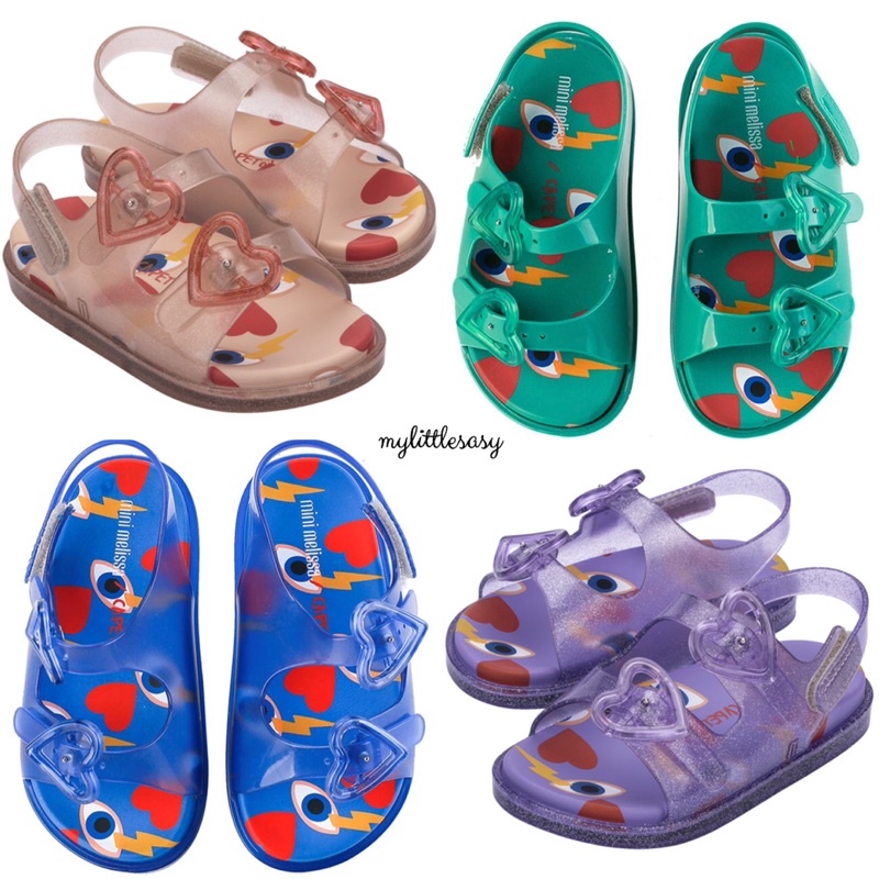 Mini Melissa Wide Sandal + Capetos Bb