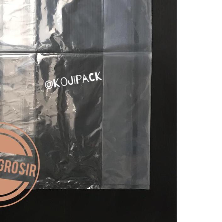 ✦ Kantong Shopping Bag Plastik PE Diamond ukuran 30 Plong Gunung Bening untuk Box Makanan Donat Pizz