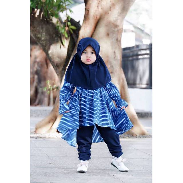 Hijab Baby Qia - Pinguin Set