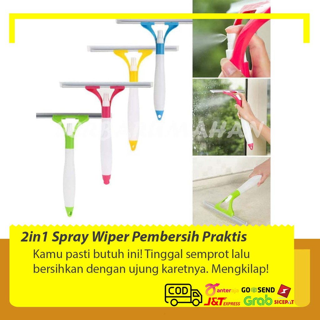 SR158 Alat Pembersih Kaca Jendela Peralatan Rumah Tangga Unik Alat Rumah Tangga Unik Sticker Kaca Je