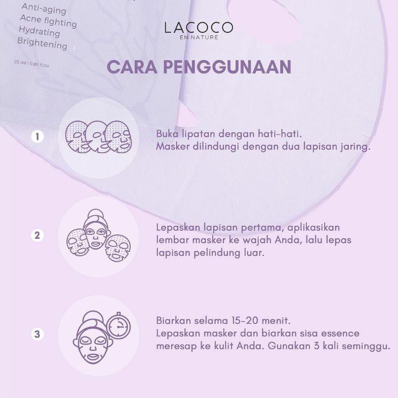 LACOCO Bakuchiol Sheet Mask