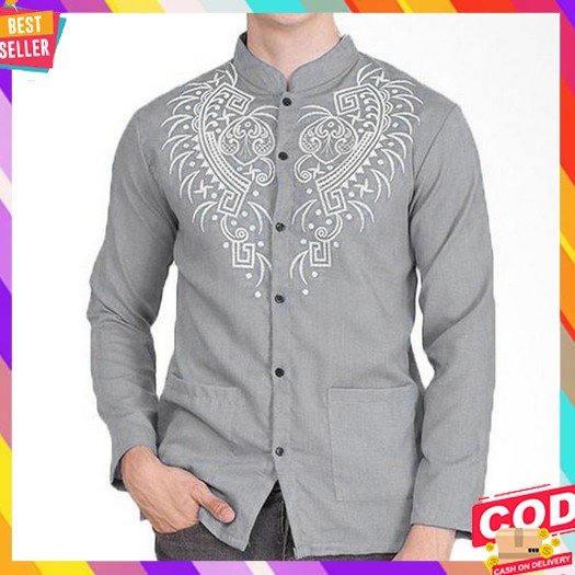 Kemko Pria Rabbani Sarang Mecca Original Size M(Ld 110Cm) Garaf Baju Koko Saqil Gamis Muslim Pria Mu