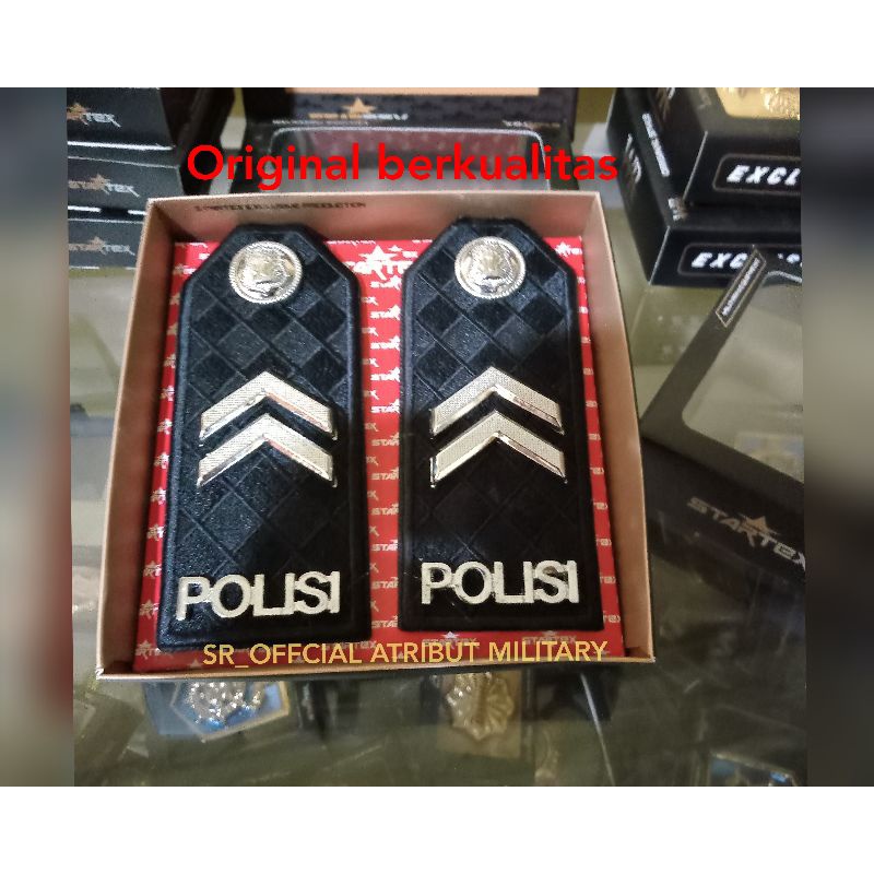 Pangkat polisi Briptu list bordir terbaru Pangkat polisi original berkualitas