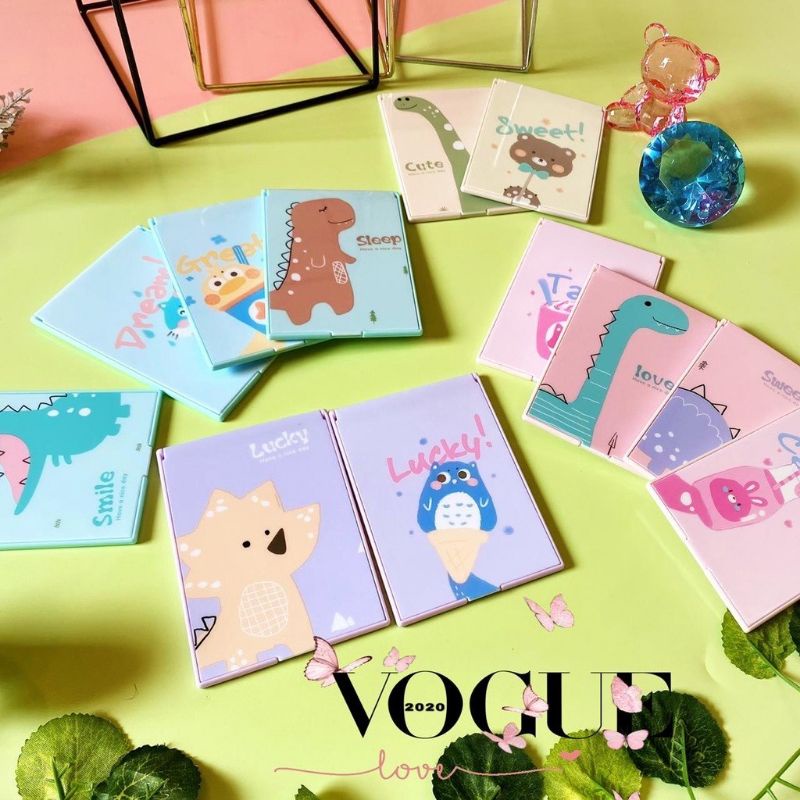 KEYMART.ID kaca rias lipat mini karakter