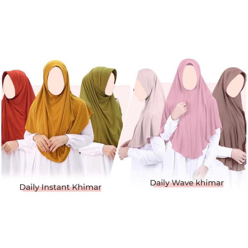 Khimar by Atelier Angelina (Daily Instan Khimar, Daily Wave, Daily Khimar)