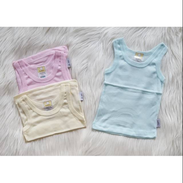 Singlet Dalam NB Putih - Warna Fluffy