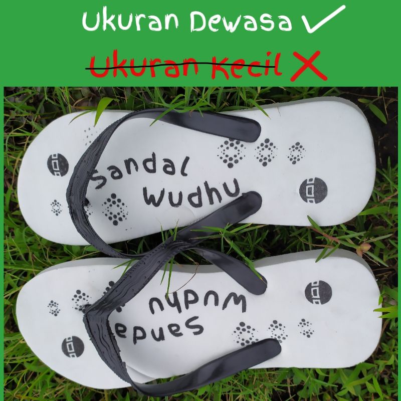 Sandal Wudhu Masjid - Sendal Japit Wudu Wakaf Mushola - Infaq Kreatif