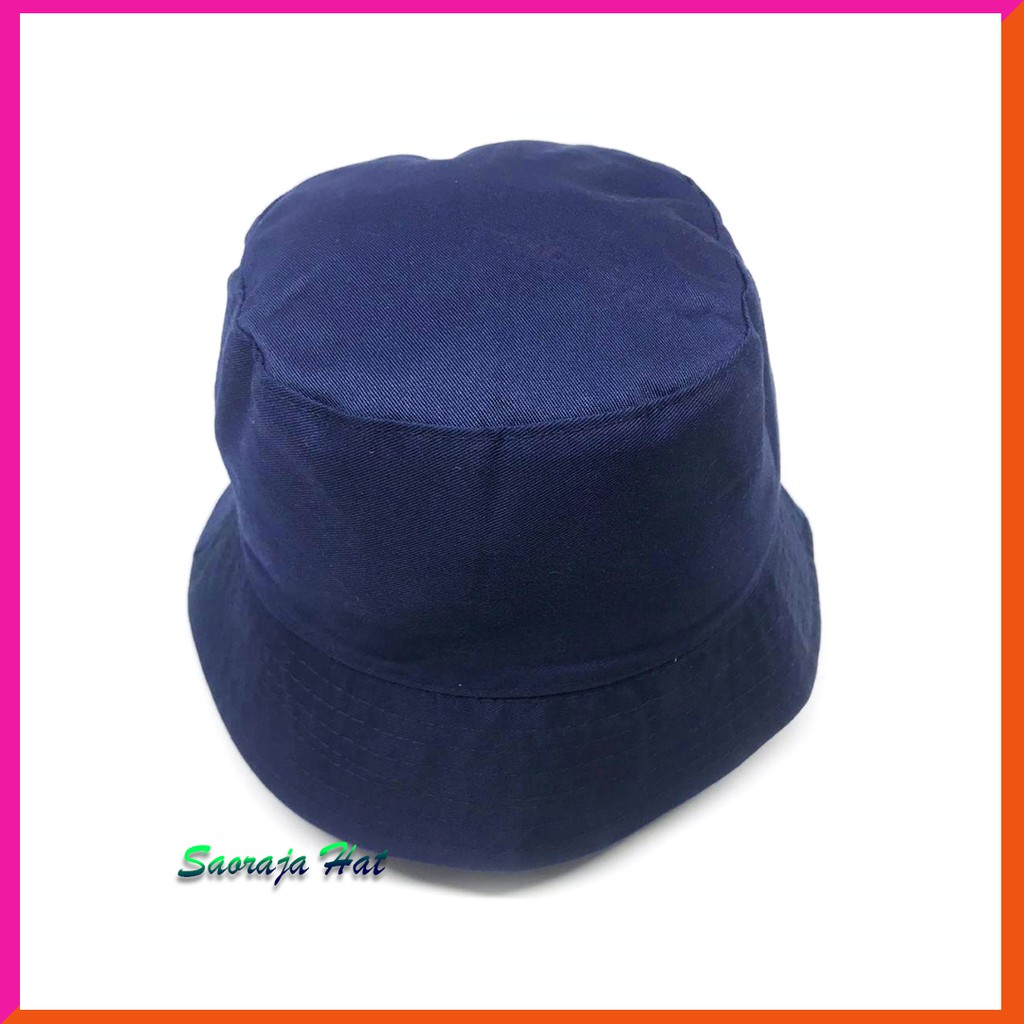 TOPI BUCKET POLOS ANAK HIGH QUALITY