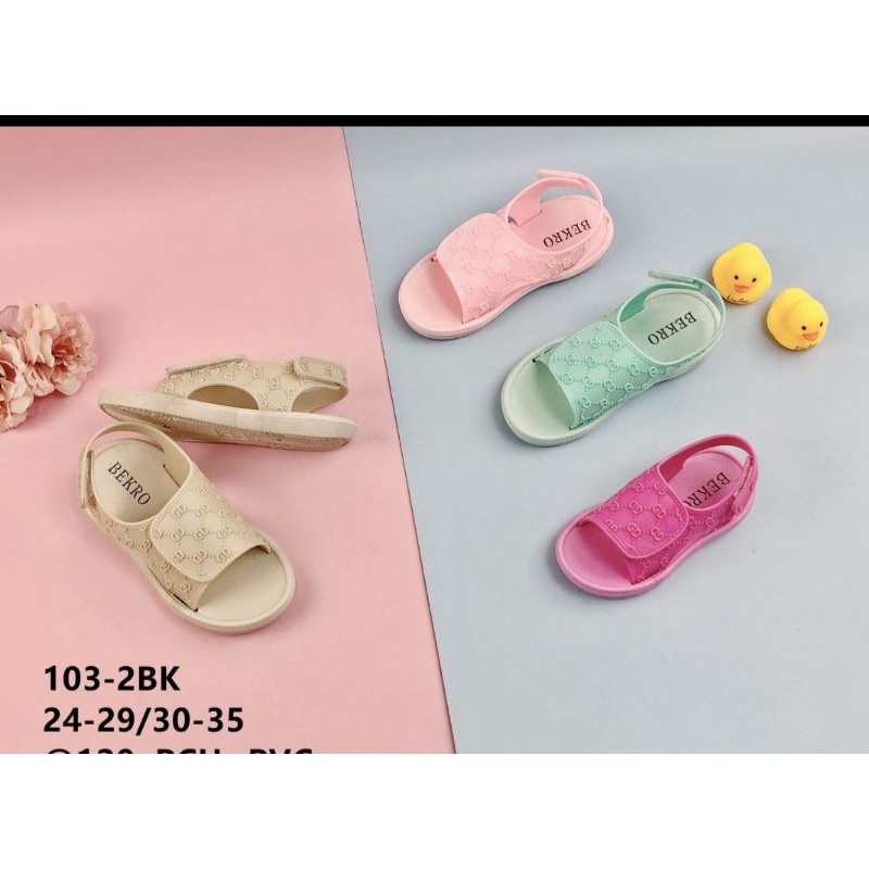 103-2BK SANDAL JELLY TALI ANAK PEREMPUAN GUCCII
