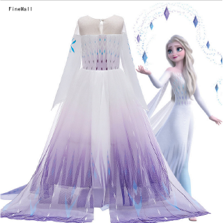 Dress Anak  Perempuan  2 12 Tahun Model  Princess Elsa Anna 