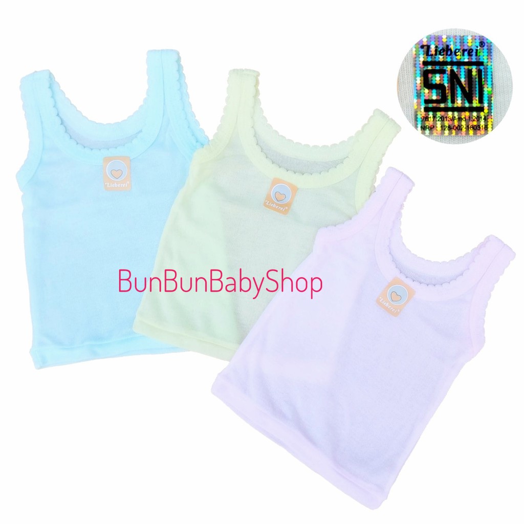 Kaos Singlet Bayi Kutung Dalaman Perlengkapan Baby Baru Lahir Newborn Peralatan Murah Lucu