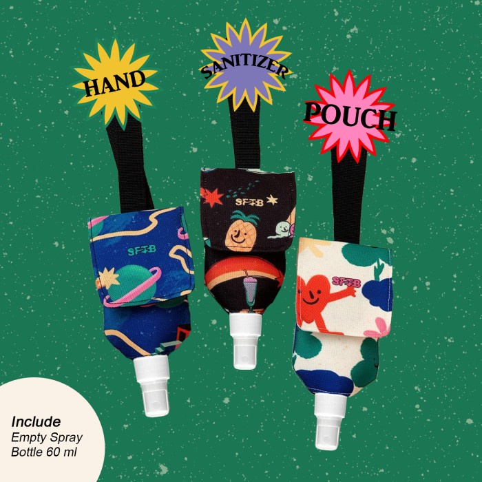 START FROM THE BOTTOM - HAND SANITIZER CASE / HOLDER MOTIF - LUNAR SOCIETY