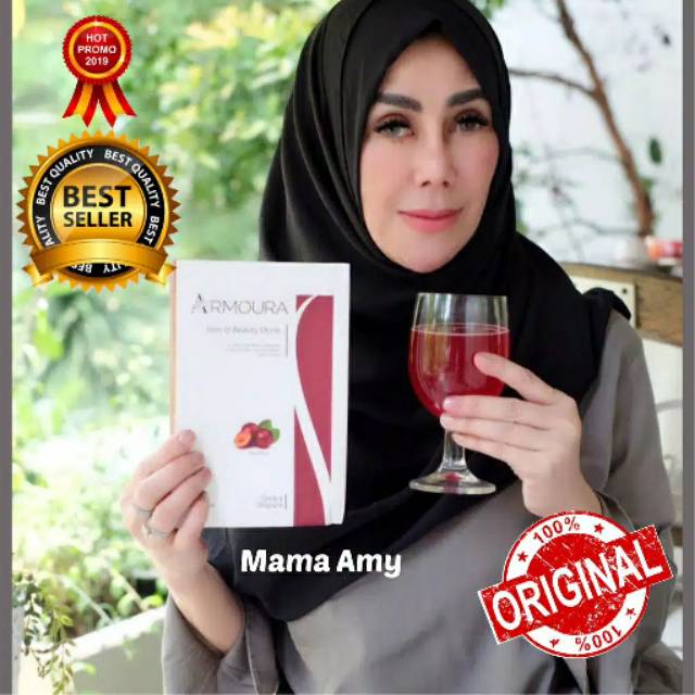 Pelangsing Armoura Herbal Diet Alami Minuman Kecantikan Pengecil Extrak Perut Buah Plum BPOM