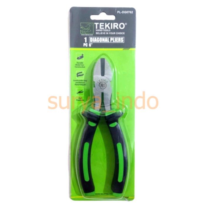 TANG POTONG LURUS 6&quot; TEKIRO PL-DG0762 DIAGONAL PLIERS