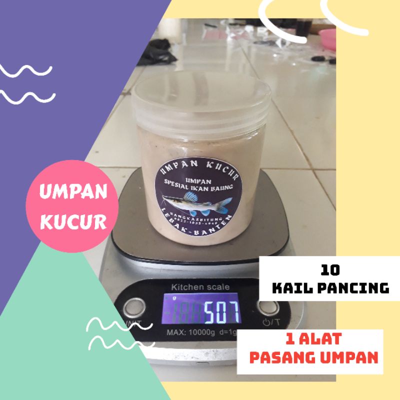 Kucur - Spesial Umpan Ikan Baung || 10 Kail Pancing || 1 Alat Pasang Umpan